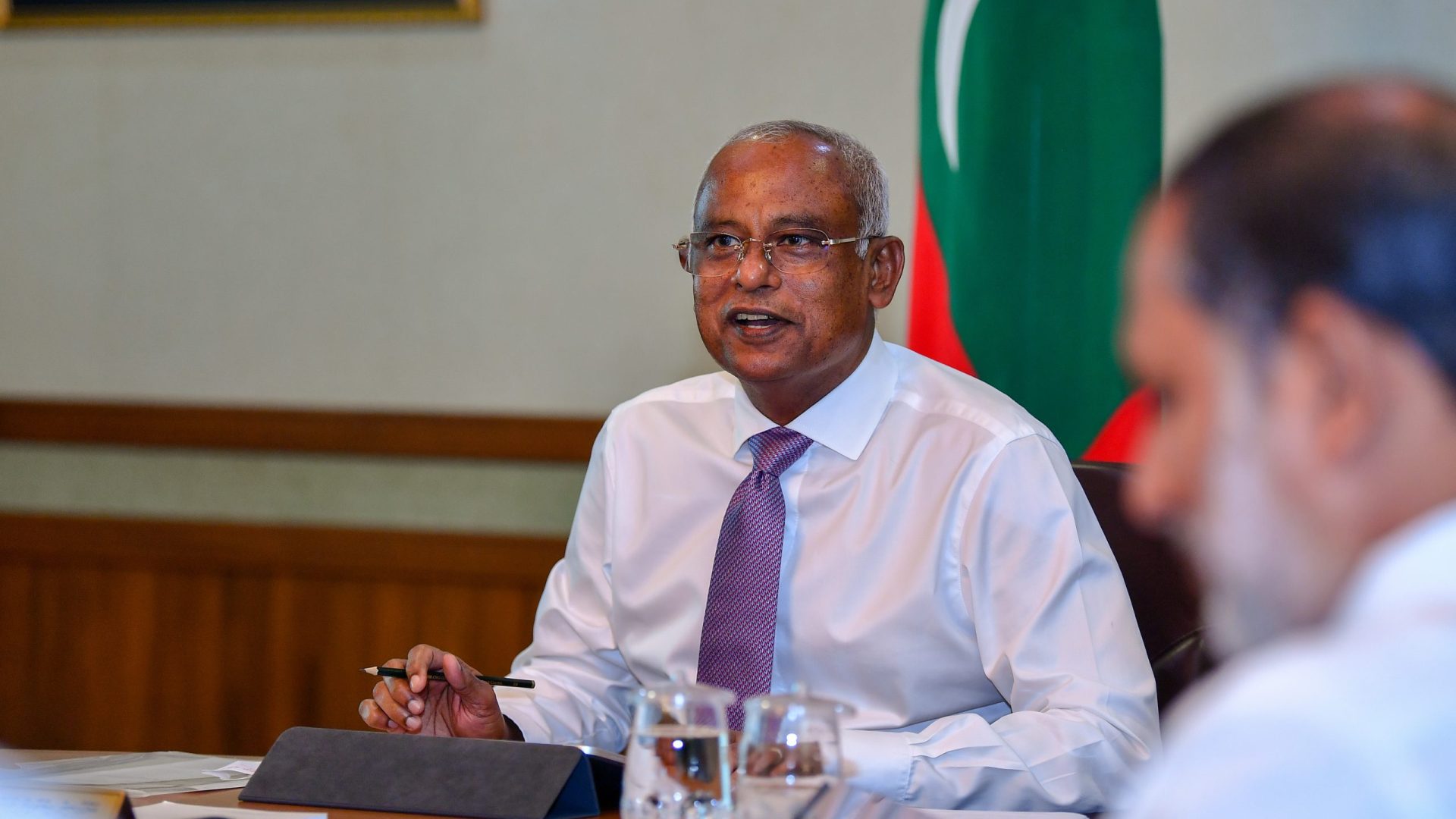 ކުރީގެ ރައީސް އިބްރާޙިމް މުހައްމަދު ސޯލިހް / ފޮޓޯ: ރައީސް އޮފީސް